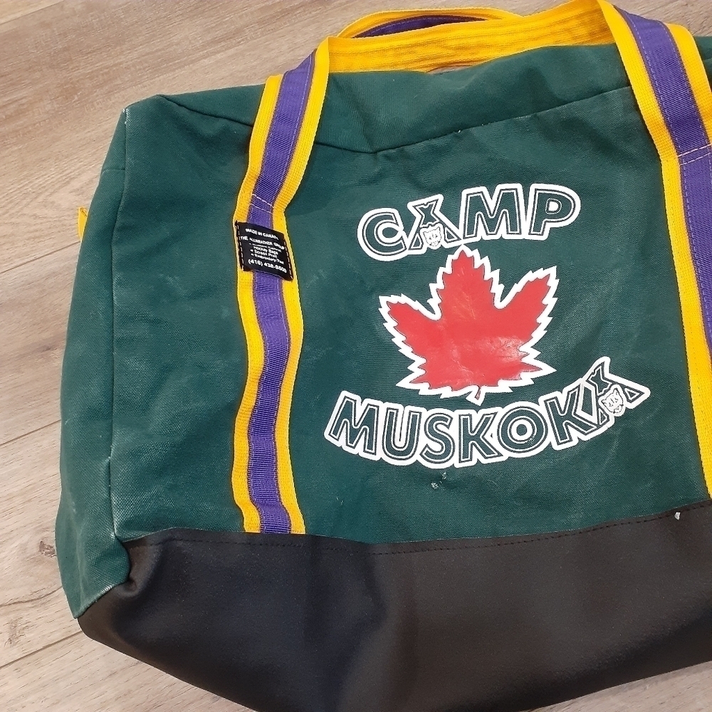 Retro Camp Muskoka Cottagecore Canvas Dufflebag - Picture 2 of 10